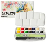 Farby i media malarskie - Kuretake Gansai Tambi Portable 14 Setcolours Kg301-1 - miniaturka - grafika 1