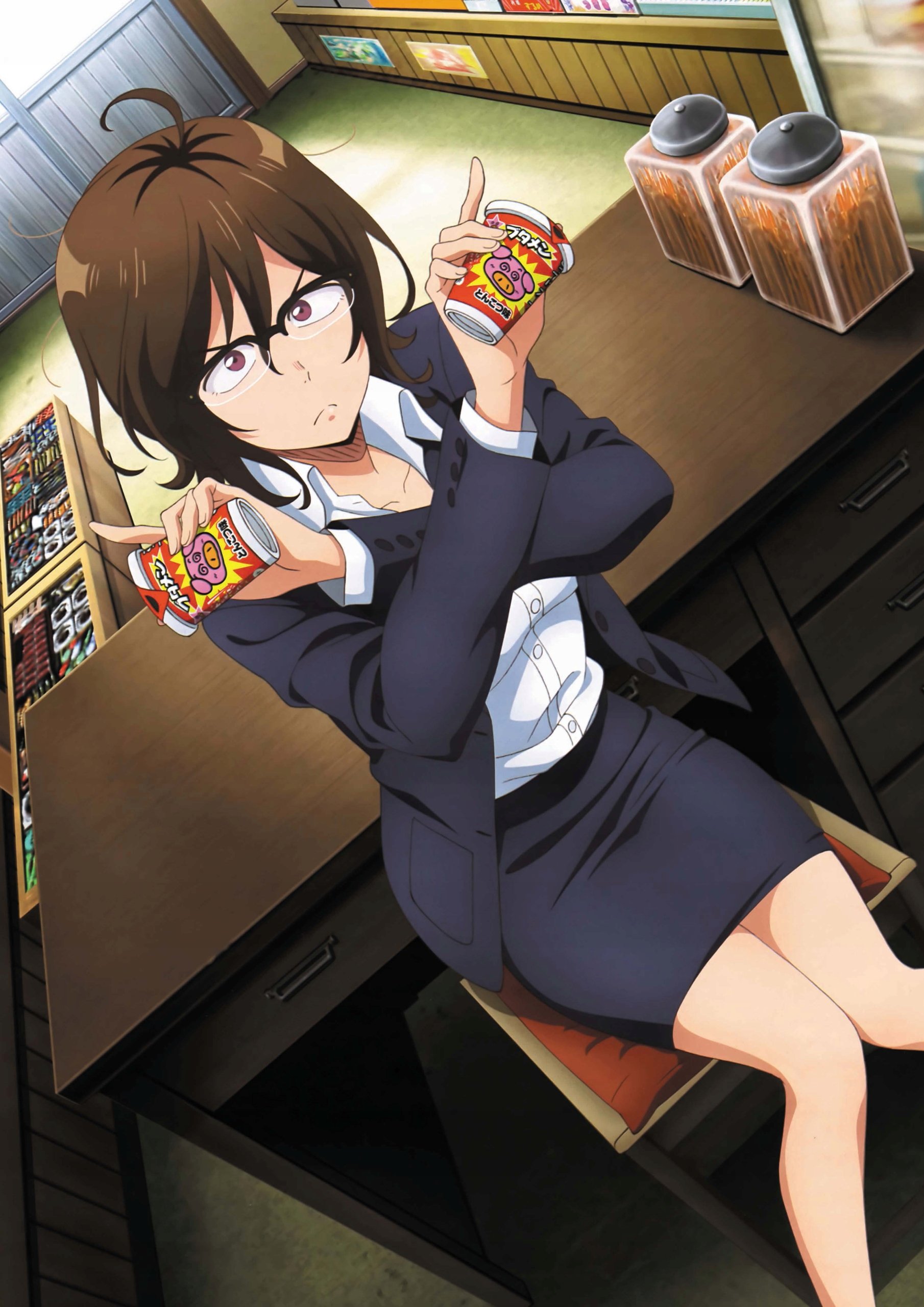 Plakat A2 anime manga Dagashi Kashi