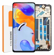 Części serwisowe do telefonów - ORYGINAŁ WYŚWIETLACZ EKRAN DO TELEFONU XIAOMI REDMI NOTE 11 PRO 5G RAMKA - miniaturka - grafika 1