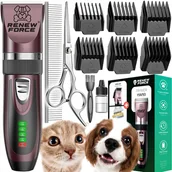 Maszynki i nożyczki dla psów - Maszynka do Strzyżenia Psów Psa Kota Zwierząt Zestaw CICHA PROFESJONALNA - miniaturka - grafika 1