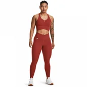 Legginsy - Damskie legginsy treningowe Under Armour Project Rock LG Crossover Ankle Leggins - brązowe - miniaturka - grafika 1