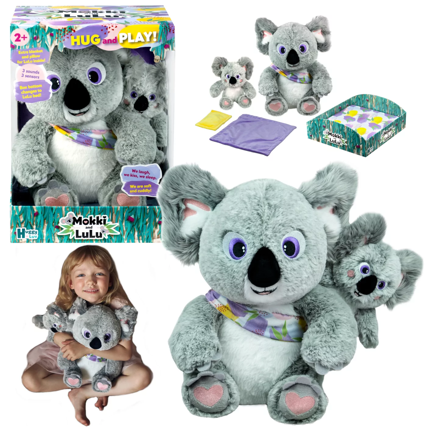 TM Toys Interaktywna Koala Mokki i Dziecko Koala Lulu
