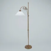 Lampy stojące - Berliner Messinglampen Lampa stojąca ILKA, Berlin mosiądz - miniaturka - grafika 1