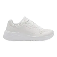 Buty sportowe damskie - Obuwie sportowe Skechers UNO LITE 8750063 WHT - miniaturka - grafika 1