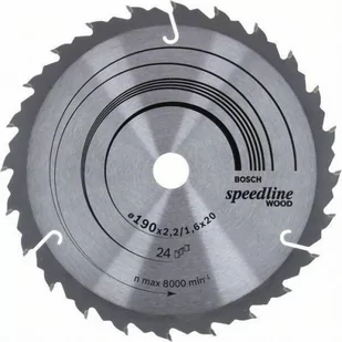 Bosch PIŁA TARCZ -H SPE 190*2 4*20/16Z24 - Piły ręczne - miniaturka - grafika 1