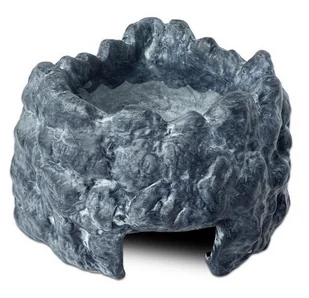 EXO TERRRA Wet Rock kryjówka z miską do terrarium ceramiczna - Akcesoria do terrarium - miniaturka - grafika 1