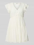 Sukienki - Sukienka koronkowa lekko rozkloszowana z czystej bawełny model ‘HELENA’ - miniaturka - grafika 1