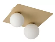 Lampy sufitowe - Sigma Nowoczesny plafon do biura i domu ARGON G9 12W szer. 33cm złoty 33277 - miniaturka - grafika 1