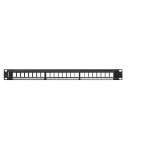 LANBERG Patch panel pusty 24 porty 1U 19 cali czarny do modułów keystone + EKSPRESOWA PPKS-1024-B - Pozostałe akcesoria sieciowe - miniaturka - grafika 5