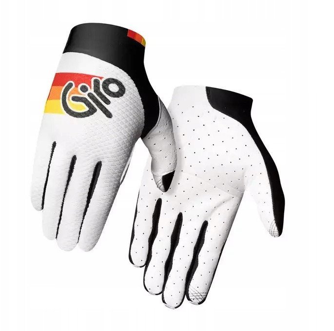 Rękawiczki męskie GIRO TRIXTER długi palec ‘85 white roz. L obwód dłoni 229-248 mm / dł. dłoni 189-199 mm NEW