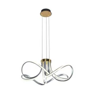 Lampy sufitowe - Abro lampa wisząca 4xLED/45W czarna/złota/szara MD5520-4-3BGBDT - miniaturka - grafika 1