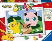 Malowanie po numerach - CreArt dla dzieci Malowanie po numerach Pokemon 23571 - miniaturka - grafika 1