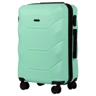 Walizki - Walizka podróżna średnia Wings Peacock 2.0 24" LIGHT GREEN - miniaturka - grafika 1
