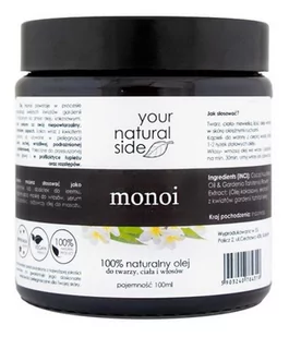 Your Natural Side 100% naturalny olej - Your Natural Side Olej Monoi & Kokos 100% naturalny olej - Your Natural Side Olej Monoi & Kokos - Olejki do ciała i włosów - miniaturka - grafika 1