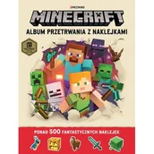 Poradniki hobbystyczne - Album przetrwania z naklejkami Minecraft | - miniaturka - grafika 1