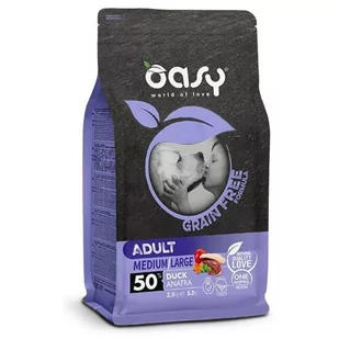 OASY - Karma dla psa 12kg Grainfree Adult  z kaczką - Sucha karma dla psów - miniaturka - grafika 1