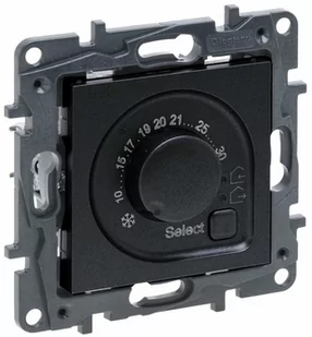 Legrand Niloe Step termostat pokojowy kolor czarny 863541 863541 - Regulatory i termostaty - miniaturka - grafika 1