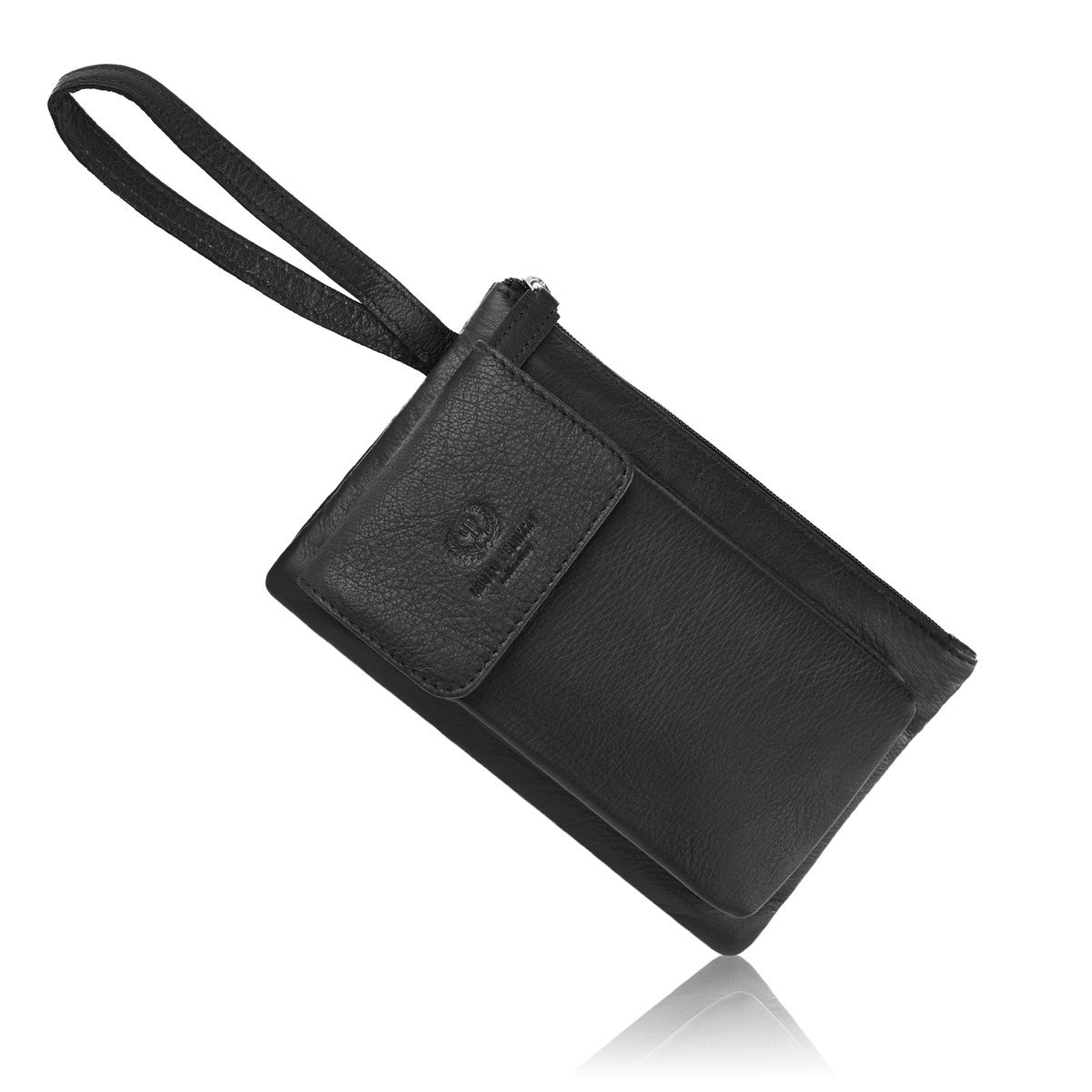 Saszetka Męska Skórzana Do Ręki Czarna Paolo Peruzzi T-90-Bl