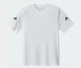 Koszulki dla chłopców - adidas adidas Chłopięce Squad 21 Jsy Y T-shirty Biały/biały/czarny 16 Years GN5740 - grafika 1