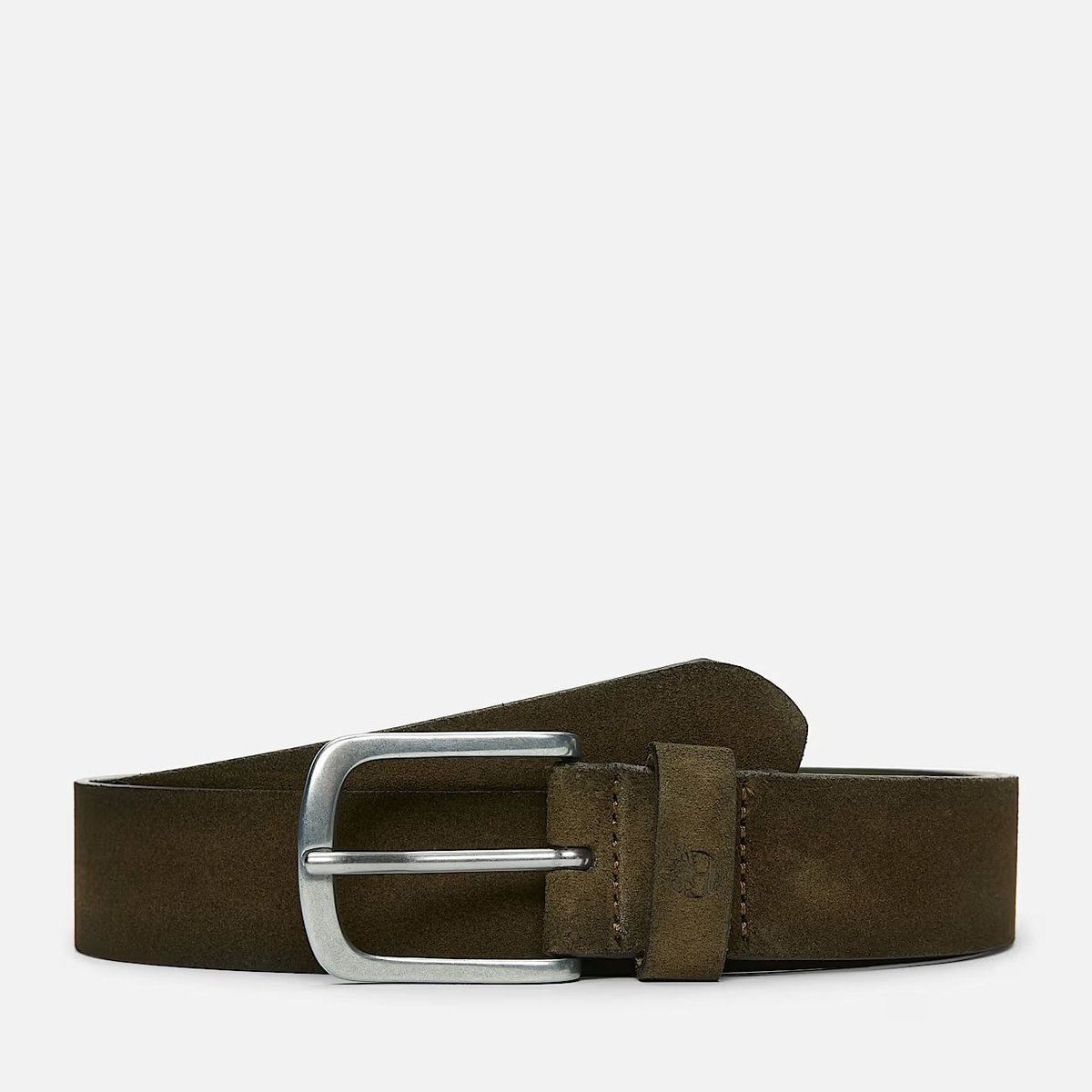 cinture uomo timberland tb0a5mt1ch91 - 35mm soft suede olive green