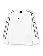 Bluzy dla dziewczynek - Champion Bluza dziecięca Legacy American Tape-Powerblend Crewneck, biały, 3-4 Lat - miniaturka - grafika 1