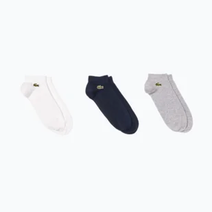 Skarpety Lacoste RA2917 3 pary silver chine/navy blue/white | WYSYŁKA W 24H | 30 DNI NA ZWROT - Skarpetki damskie - miniaturka - grafika 1