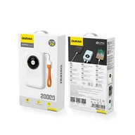 Powerbanki - POWER BANK Dudao K21Pro Mini 20000mAh USB + USB-C Pd 22.5W - biały / 181533 - miniaturka - grafika 1