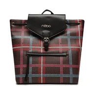 Plecaki - Plecak Nobo NBAG-N2790-CM05 Multi Czerwony - miniaturka - grafika 1