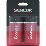 Baterie i akcesoria - Bateria alkaliczna, D (LR20), ogniwo typ D, 1.5V, Sencor, blistr, 2-pack - miniaturka - grafika 1