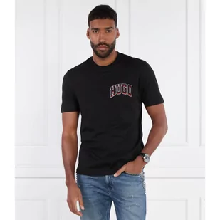 HUGO T-shirt Dasko | Regular Fit - Koszulki męskie - miniaturka - grafika 1