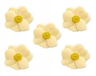 Dodatki do ciast w proszku - DEKORACJA CZEKOLADOWA - Kwiaty Magnolii Białe 5szt - miniaturka - grafika 1