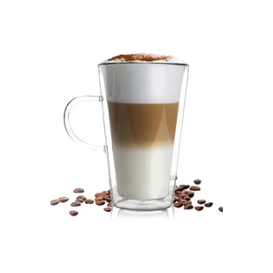 Vialli Design Amo, Szklanka z podwójnymi ściankami do Caffe Latte, 320 ml - Szklanki - miniaturka - grafika 2