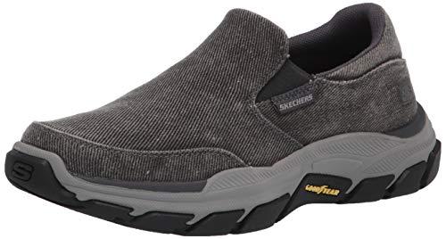 Skechers Męskie płócienne kapcie Respected-Fallston, Grafitowy, 44 EU