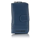 Portfele - Portfel damski Pierre Cardin ze skóry naturalnej TILAK130 2202 - niebieski - miniaturka - grafika 1