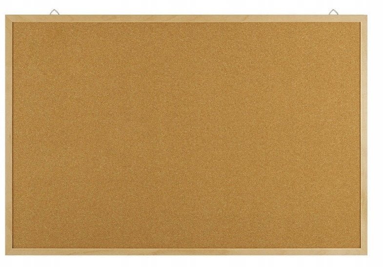 Tablica korkowa OFFICE PRODUCTS, 60x40cm, rama drewniana