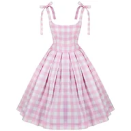 Sukienki - Sukienka Pin Up Barbie W Kratkę The Movie Film Cosplay Kostium Przebranie - miniaturka - grafika 1