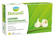 Serce i układ krążenia - USP ZDROWIE Naturell Czosnek forte bezzapachowy x 90 kaps - miniaturka - grafika 1
