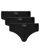 Majtki męskie - Calvin Klein Underwear Komplet slipów LV00NB4471 Czarny - miniaturka - grafika 1