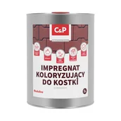 Kleje i inne preparaty budowlane - Impregnat do kostki brukowej koloryzujący czerwony C&P 5 litrów - miniaturka - grafika 1
