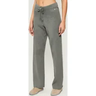 Spodnie damskie - Joop! Spodnie dzianinowe Kinsi Regular Fit z dodatkiem jedwabiu - miniaturka - grafika 1