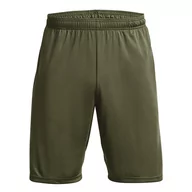 Spodnie sportowe męskie - Męskie spodenki treningowe UNDER ARMOUR TECH GRAPHIC SHORT - oliwkowe/khaki - miniaturka - grafika 1