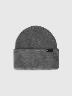 4F Czapka w kolorze szarym - Czapki damskie - miniaturka - grafika 1