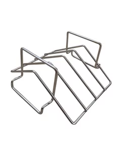 Bbqnovation Wielofunkcyjny Stojak Na Żebra / Stojak Na Żebra Ze Stali Nierdzewnej - Akcesoria do grilla - miniaturka - grafika 1