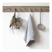 Ściereczki, gąbki, czyściki - Jasnoszary lniany ręcznik kuchenny Linen Tales, 65x45 cm - miniaturka - grafika 1