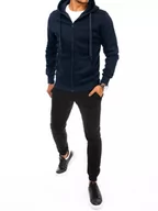 Dresy męskie - Dres męski granatowo-czarny Dstreet AX0628-XL - miniaturka - grafika 1