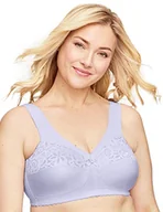 Biustonosze - Glamorise Biustonosz damski Full Coverage, fioletowy, 95D - miniaturka - grafika 1