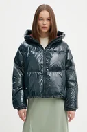 Kurtki damskie - Tommy Hilfiger kurtka puchowa damska kolor zielony zimowa oversize WW0WW43523 - miniaturka - grafika 1