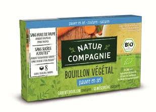 Natur Compagnie Bulion - kostki warzywne o niskiej zawartości soli 8 x 8,5 g Bio - żywność - Buliony i przyprawy w kostkach - miniaturka - grafika 1