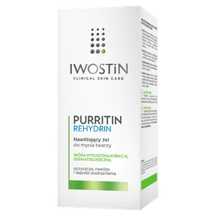 Iwostin Purritin Rehydrin nawilżający żel do mycia twarzy, 150 ml - Żele do mycia twarzy - miniaturka - grafika 1