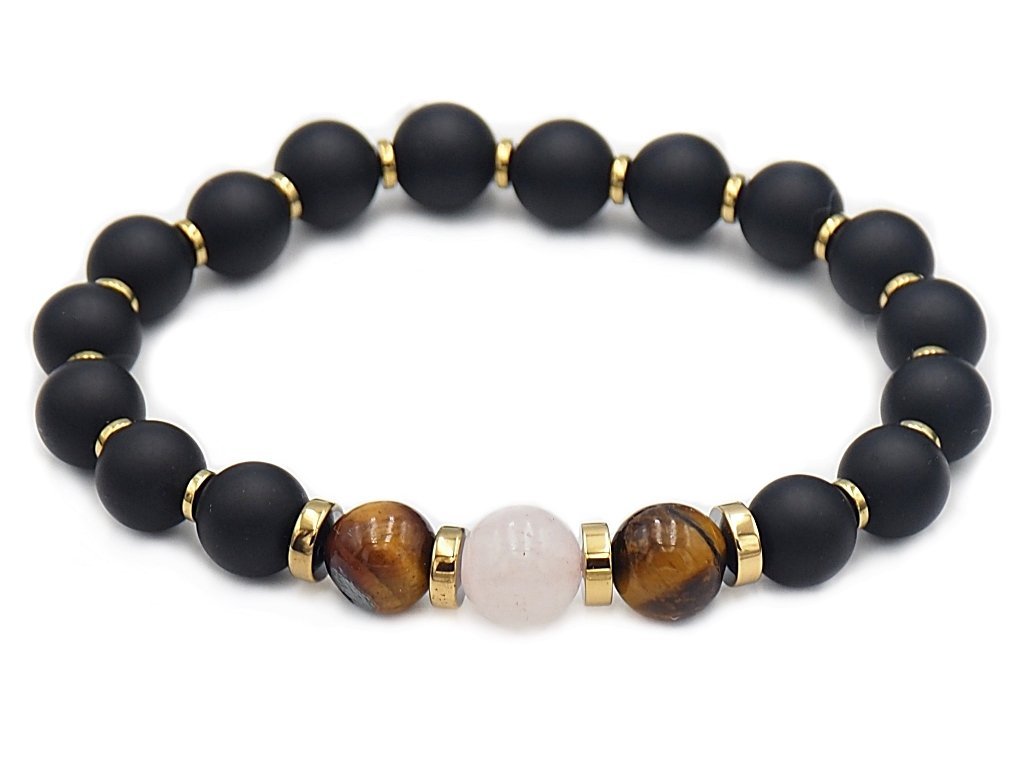 Bransoletka kamienie naturalne znak zodiaku - Byk